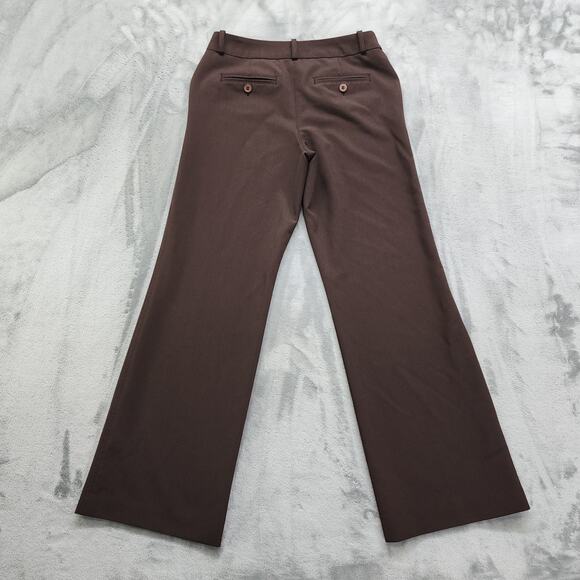 Worthington Pants Womens Size 2P PETITE Brown Modern Fit Trouser Leg Stretch - Picture 2 of 14